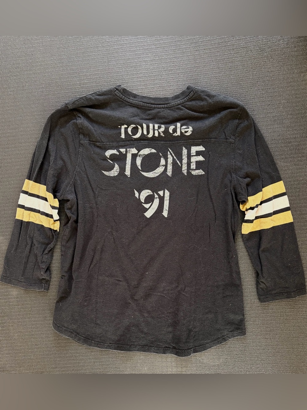 💛 Volcom 'Tour de Stone 91' 3/4 sleeve baseball tee